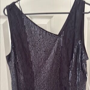 NWT Jessica Simpson Black Sequin & Lace Dress
